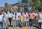 खड़गे और पवन खेड़ा के समर्थन में कांग्रेस का प्रदर्शन