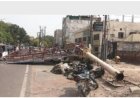 मथुरा: तेज आंधी और बारिश से विद्युत व्यवस्था हुई ध्वस्त