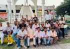 भरत भूषण तिवारी को श्रद्धांजलि, कांग्रेस का कैंडल मार्च