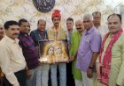 अंतरराष्ट्रीय कार्फेबाल खिलाड़ी पारस मिश्रा का हुआ सम्मान