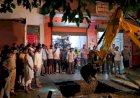 तेज बहाव में नाले में बहा अज्ञात व्यक्ति