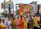 राजेंद्र नगर से धूमधाम से निकली गणेश विसर्जन शोभायात्रा