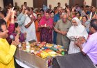 गोवर्धन पूजा में भगवान श्रीकृष्ण को लगा 56 भोग