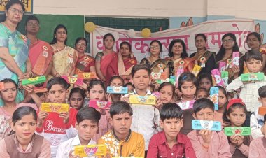 प्राथमिक विद्यालय रिठौरा में वार्षिकोत्सव एवं विदाई समारोह आयोजित