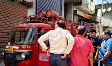 अवैध गैस सिलेंडर भंडारण का भंडाफोड़, दो गैस एजेंसियों पर मुकदमा दर्ज