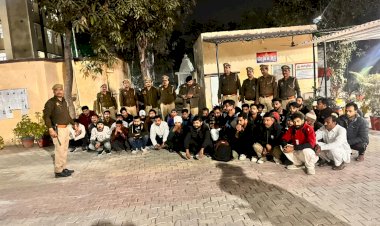 बहेड़ी पुलिस की सख्त कार्रवाई, खुले में शराब पीने वाले 47 लोग हिरासत में