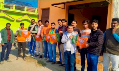 नितिन नवीन के निर्वाचन पर जश्न