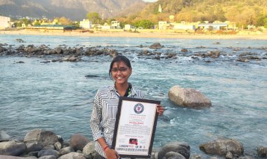 बरेली की अनुष्का मिश्रा ने योग में बनाया विश्व रिकॉर्ड