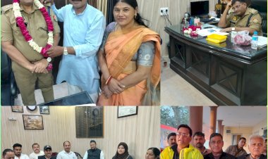 एएसपी पंकज श्रीवास्तव का सम्मान