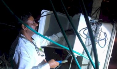 रात के अंधेरे में जेई ने लौटाई गांव की रोशनी