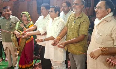 जरौली में भव्य रामलीला मैदान का लोकार्पण, गांव में उत्सव सा माहौल