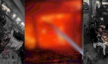 सुबह की खामोशी को निगल गई आग