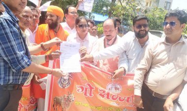 नवाबगंज: गौ-संरक्षण के लिए 'गो सम्मान आह्वान अभियान', तहसीलदार को राष्ट्रपति के नाम सौंपा ज्ञापन