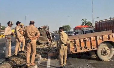 मीरगंज: धनेली ओवरब्रिज पर ट्रैक्टर-ट्रॉली पलटी; हादसे में एक की मौत, दो की हालत गंभीर
