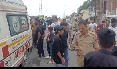 मीरगंज फ्लाईओवर पर भीषण सड़क हादसा: अज्ञात वाहन से टकराई बाइक, युवक की हालत गंभीर