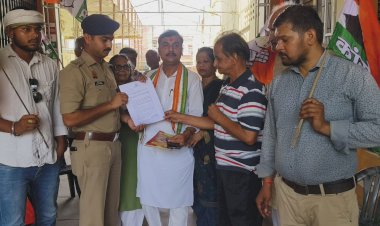 मुख्यमंत्री दौरे पर हाउस अरेस्ट का कांग्रेस का आरोप