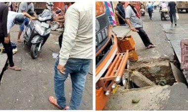 डेलापीठ मंडी में सड़क पर अतिक्रमण से बढ़ी परेशानी, व्यापारियों ने उठाए सवाल