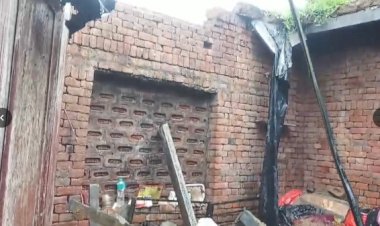 जर्जर मकान की छत गिरी, 80 वर्षीय महिला की मौत