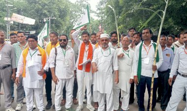 किसानों की नौ सूत्रीय मांगों को लेकर ज्ञापन, आंदोलन की चेतावनी
