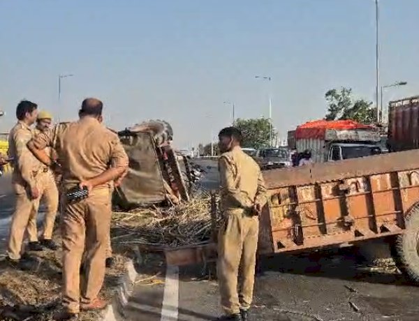 मीरगंज: धनेली ओवरब्रिज पर ट्रैक्टर-ट्रॉली पलटी; हादसे में एक की मौत, दो की हालत गंभीर