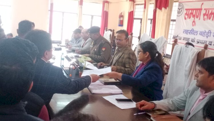 तहसील दिवस में 175 में 21 शिकायतों का हुआ निस्तारण