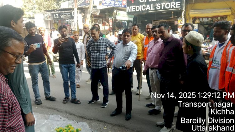 बहेड़ी में नालों से अवैध अतिक्रमण तोड़ा, कराई सफाई