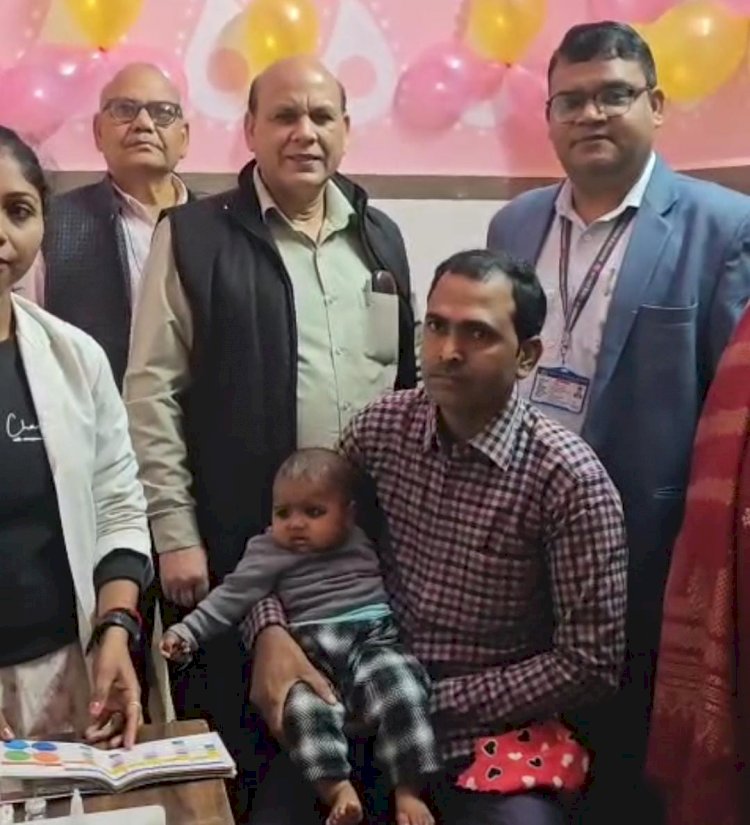 बिथरीचैनपुर सीएचसी में चौथा मॉडल इम्युनाइजेशन सेंटर शुरू, खेल-खेल में लगेगा बच्चों को टीका