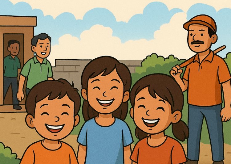 मासूम चेहरों पर लौटी मुस्कान