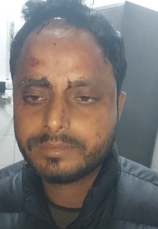 थाने जा रहे परिवार को दबंगों ने घेरकर पीटा, कार में की तोड़फोड़