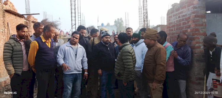 होली स्थल पर अवैध कब्जे का आरोप, प्रशासन हरकत में