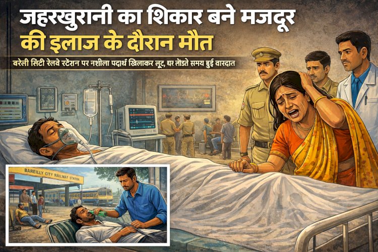 जहरखुरानी का शिकार बने मजदूर की इलाज के दौरान मौत