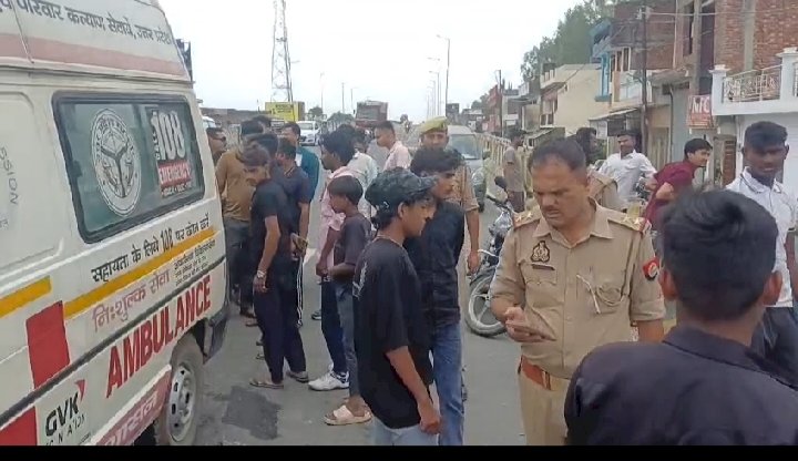 मीरगंज फ्लाईओवर पर भीषण सड़क हादसा: अज्ञात वाहन से टकराई बाइक, युवक की हालत गंभीर