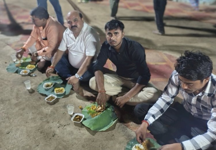 सेंथल पट्टी के भण्डारे में पहुंचे भुजेंद्र गंगवार