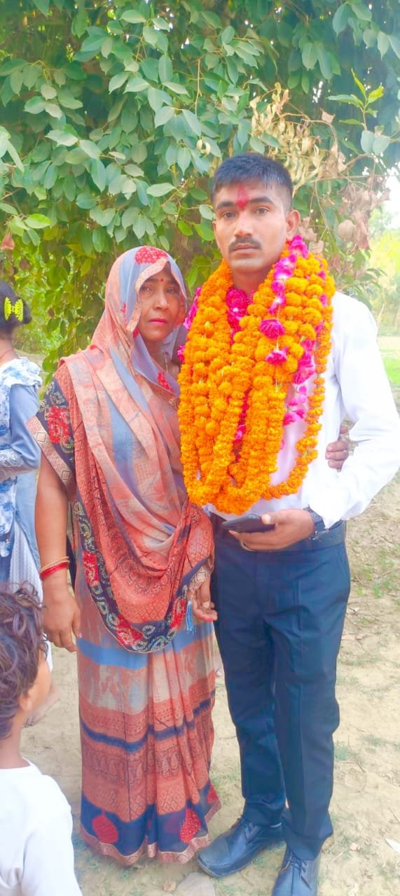 विशाल यादव के अग्निवीर चयन पर खुशी