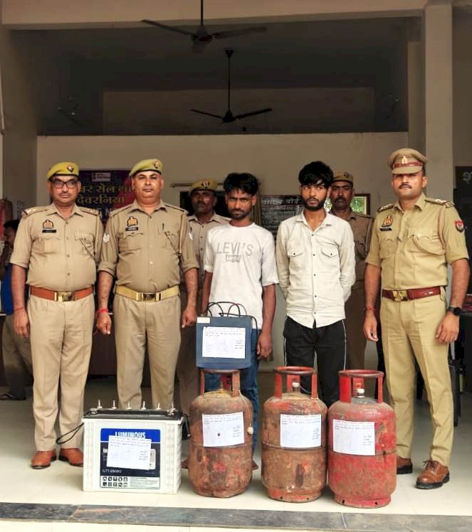देवरनिया पुलिस ने दो शातिर चोर दबोचे