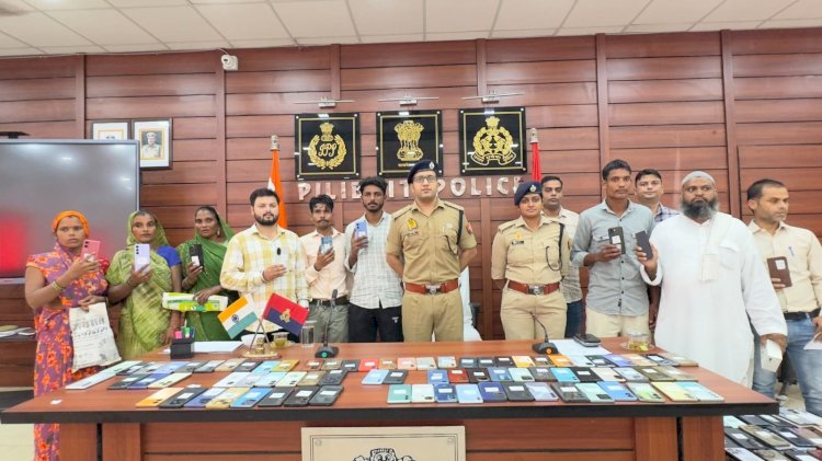 सीईआईआर पोर्टल से 217 खोए मोबाइल बरामद, मालिकों को सौंपे