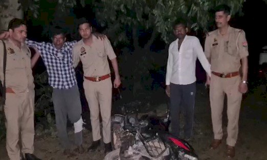 पुलिस मुठभेड़ में गैंगस्टर एक्ट का वांछित आरोपी घायल, साथी गिरफ्तार